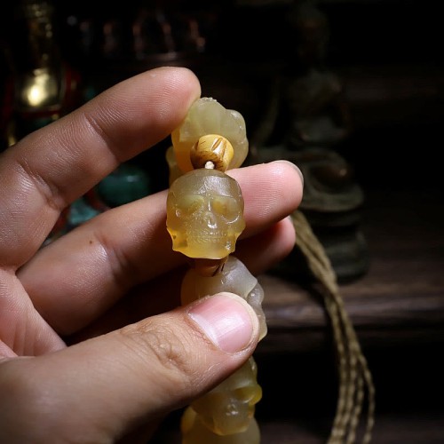 Handmade Tibetan Sheep Horn Yak Bone Luck Bracelet Handmade Tibetan Sheep Horn Yak Bone Luck Bracelet