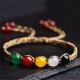 Colorful Agate Five Elements String Bracelet Colorful Agate Five Elements String Bracelet