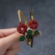 Rose Flower Peace Knot Handmade Luck Bracelet Rose Flower Peace Knot Handmade Luck Bracelet