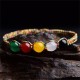 Colorful Agate Five Elements String Bracelet Colorful Agate Five Elements String Bracelet