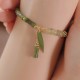 Jade Bamboo Leaf Luck Abundance Bracelet