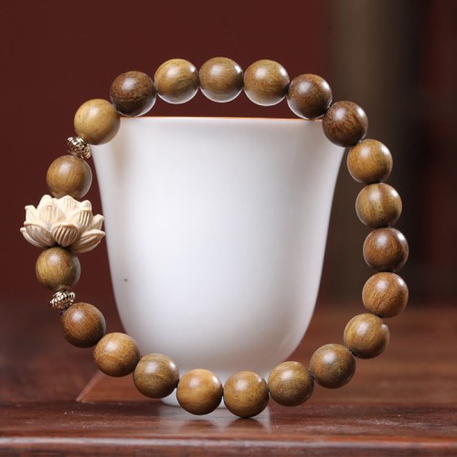 Green Sandalwood Boxwood Lotus Soothing Bracelet Green Sandalwood Boxwood Lotus Soothing Bracelet