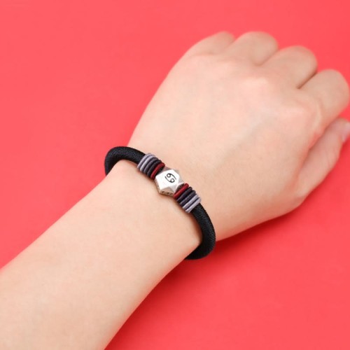 999 Sterling Silver Zodiac Blessing Handmade String Bracelet 999 Sterling Silver Zodiac Blessing Handmade String Bracelet