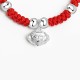 925 Sterling Silver Fu Character Lucky Money Bag Kids Bracelet 925 Sterling Silver Fu Character Lucky Money Bag Kids Bracelet