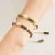 Glass Bead Bamboo Luck Strength Bracelet Glass Bead Bamboo Luck Strength Bracelet