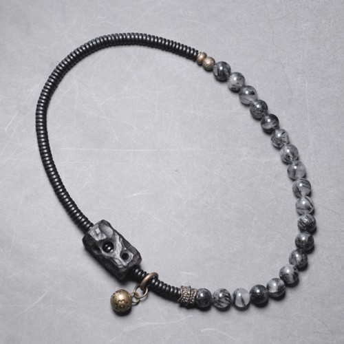 Black Rutilated Quartz Ebony Wisdom Bracelet Black Rutilated Quartz Ebony Wisdom Bracelet
