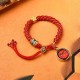 Tibetan Five God of Wealth Amulet Bracelet Tibetan Five God of Wealth Amulet Bracelet