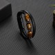 Tiger Eye Protection Willpower Leather Bracelet Tiger Eye Protection Willpower Leather Bracelet