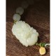 Sterling Silver Hetian Jade Happiness Bracelet