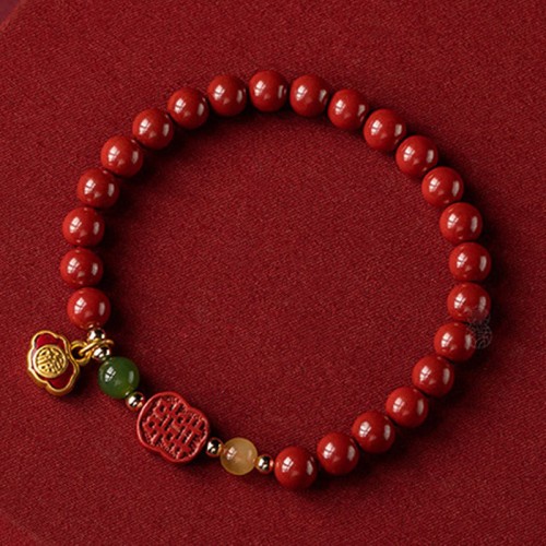 Cinnabar Happiness Calm Bracelet