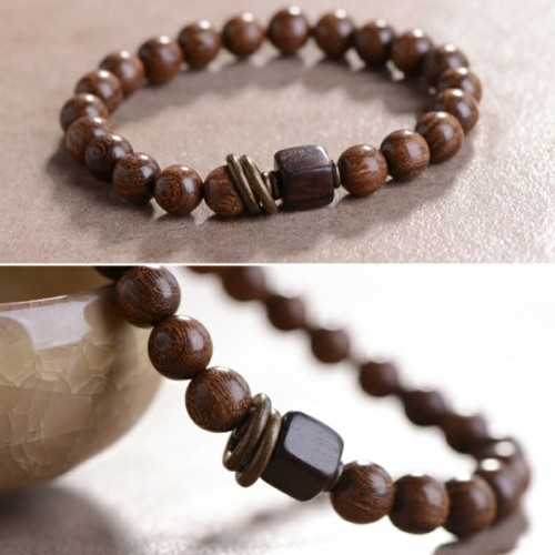 Phoebe Zhennan Wood Spirituality Bracelet