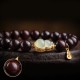 Red Sandalwood Gourd Jade Calm Bracelet