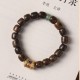 Agarwood Copper Coin Auspicious Cloud Calm Bracelet Agarwood Copper Coin Auspicious Cloud Calm Bracelet