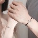 "KEEP ME IN YOUR HEART" Interlocking Circles Healing Bracelet "KEEP ME IN YOUR HEART" Interlocking Circles Healing Bracelet
