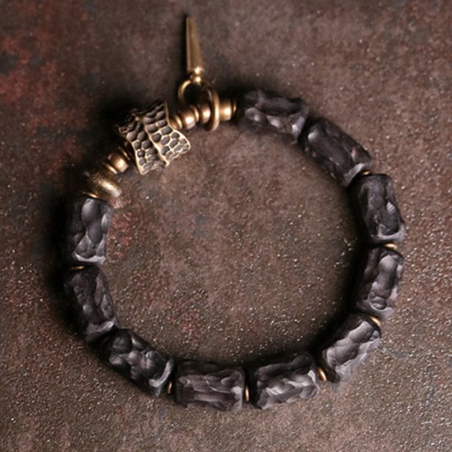 Ebony Wood Copper Balance Protection Bracelet Ebony Wood Copper Balance Protection Bracelet