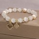 Cat's Eye Pearl Love Charm Bracelet Cat's Eye Pearl Love Charm Bracelet