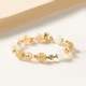 14K Gold Plated Golden Rutilated Quartz Wealth Charm Bracelet 14K Gold Plated Golden Rutilated Quartz Wealth Charm Bracelet