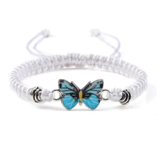 Butterfly Freedom Love Charm Bracelet
