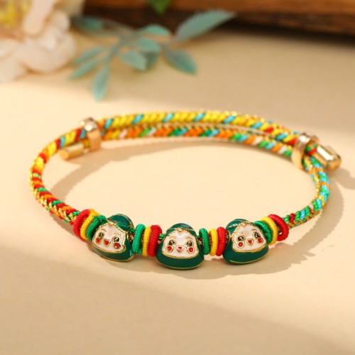 Colorful Rope Zongzi Pattern Luck Bracelet Colorful Rope Zongzi Pattern Luck Bracelet