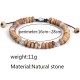 Picture Jasper Positive Beads Bracelet Picture Jasper Positive Beads Bracelet