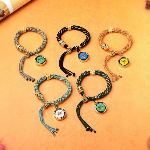Tibetan Five God of Wealth Amulet Bracelet Tibetan Five God of Wealth Amulet Bracelet