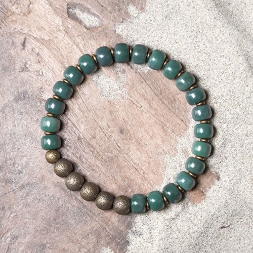 Tibetan Cyan Bodhi Seed Copper Success Bracelet Tibetan Cyan Bodhi Seed Copper Success Bracelet