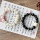 Silver Sheen Obsidian Bodhi Seed Lion Bracelet Silver Sheen Obsidian Bodhi Seed Lion Bracelet