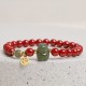 Dragon Year Cinnabar Hetian Jade Ruyi Bracelet Dragon Year Cinnabar Hetian Jade Ruyi Bracelet