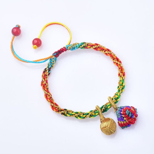 Colorful Rope Zongzi Charm Luck Bracelet Colorful Rope Zongzi Charm Luck Bracelet