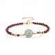 Garnet Peace Buckle Calm Bracelet Garnet Peace Buckle Calm Bracelet