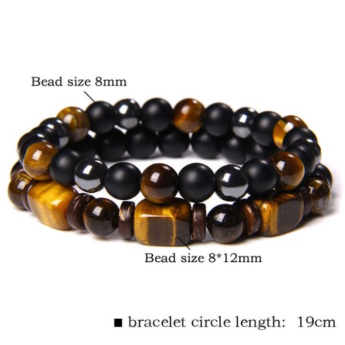 Tiger Eye Hematite Courage Bracelet