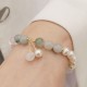 Amethyst Crystal Lotus Healing Bracelet