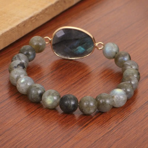 Labradorite Moonstone Healing Bracelet Labradorite Moonstone Healing Bracelet