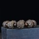 Ebony Wood Arhats Lotus Dragon Balance Bracelet
