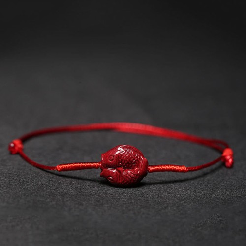 Handmade Plum Blossom PiXiu Lotus Koi Fish Bracelet Handmade Plum Blossom PiXiu Lotus Koi Fish Bracelet