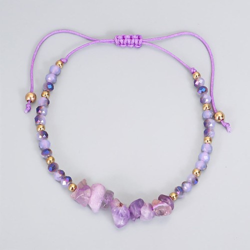 Amethyst Purify Knit Bracelet Amethyst Purify Knit Bracelet