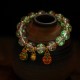 Gold Swallowing Beast Fluorescent Liuli Glass Success Bracelet Gold Swallowing Beast Fluorescent Liuli Glass Success Bracelet