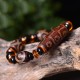 Tibetan Retro Nine-Eye Dzi Bead Blessings Bracelet Tibetan Retro Nine-Eye Dzi Bead Blessings Bracelet