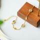 Peace Buckle White Jade Luck Bracelet Peace Buckle White Jade Luck Bracelet