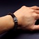 Tibetan Coconut Shell Om Mani Padme Hum Bracelet Tibetan Coconut Shell Om Mani Padme Hum Bracelet
