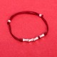 925 Silver Bamboo Design Protection Luck Braided Bracelet 925 Silver Bamboo Design Protection Luck Braided Bracelet