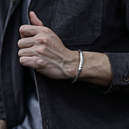 Om Mani Padme Hum Focus Cuff Bracelet