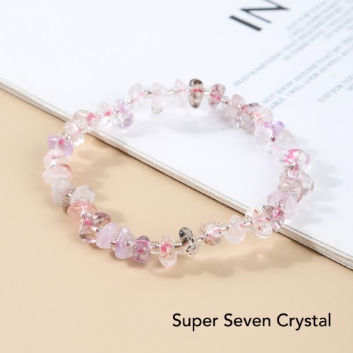 Irregular Shape Stone Crystal Meditation Balance Bracelet Irregular Shape Stone Crystal Meditation Balance Bracelet