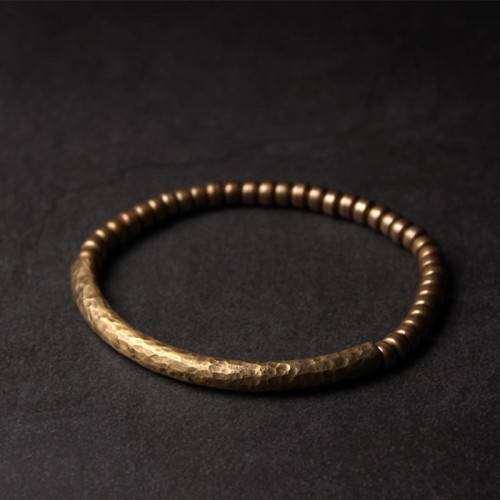 Copper Brass Bead Luck Wealth Bracelet Copper Brass Bead Luck Wealth Bracelet