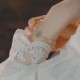 14K Gold Hetian Jade Rose Flower Luck Chain Bracelet 14K Gold Hetian Jade Rose Flower Luck Chain Bracelet