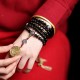 108 Mala Beads Gold Sheen Obsidian Wealth Bracelet 108 Mala Beads Gold Sheen Obsidian Wealth Bracelet