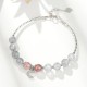 Strawberry Quartz Moonstone Luck Bracelet
