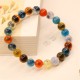 Colorful Candy Agate Strength Healing Bracelet Colorful Candy Agate Strength Healing Bracelet