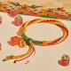 Persimmon Red Agate Strength Reincarnation Knot Bracelet