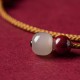 Natural Cinnabar Beaded Blessing Bracelet Natural Cinnabar Beaded Blessing Bracelet